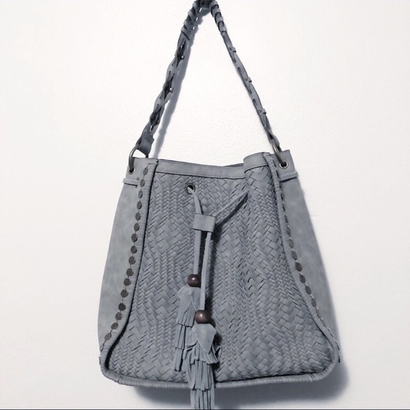 Elle Jae Handbags - Elle Jae Gypset woven bag vegan